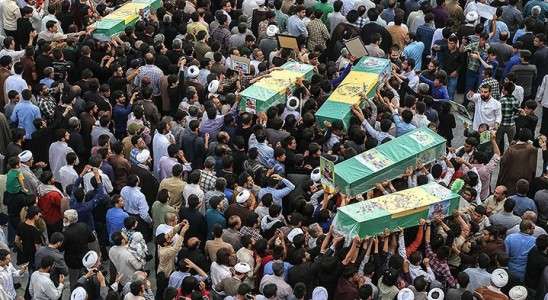 مراسم تشییع پیکر 5 شهید مدافع حرم در قم برگزار مي شود