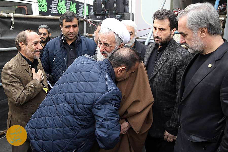 عزاداری شهادت حضرت فاطمه (س) در میدان هفت تیر تهران