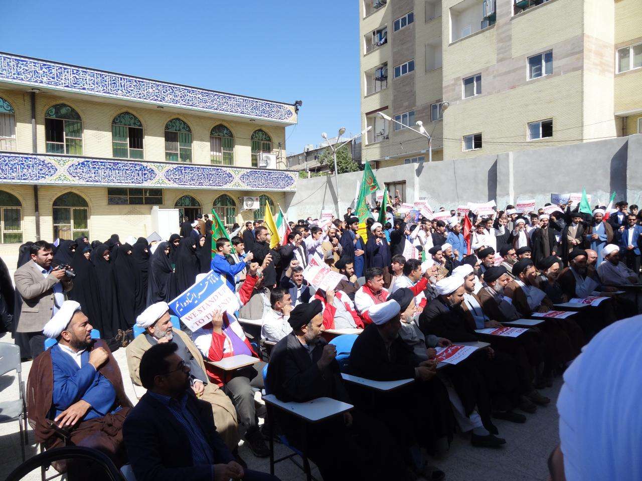 گزارش تصویری/تجمع بزرگ طلاب و روحانیون استان کهگیلویه و بویراحمد در حوزه علمیه یاسوج