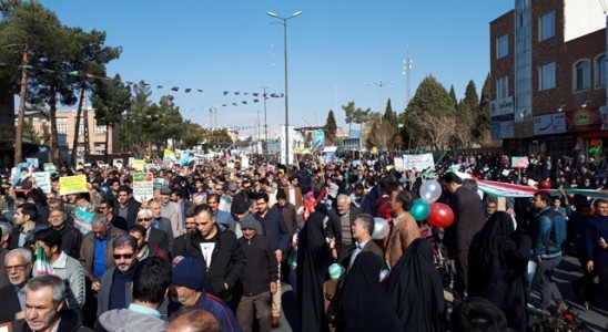 خیزش سراسری مردم استان سمنان در یوم الله 22 بهمن سالگرد پیروزی انقلاب اسلامی