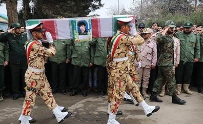 تشییع پیکر مطهر شهید دفاع مقدس در پارس آباد
