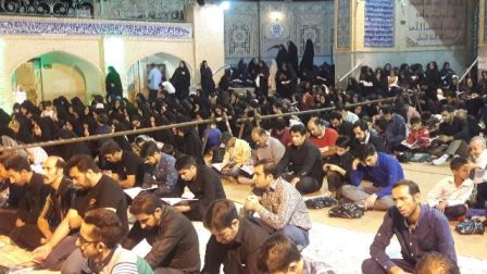 حضور گسترده مردم مومن استان سمنان در آیین احیای شب نوزدهم ماه مبارک رمضان