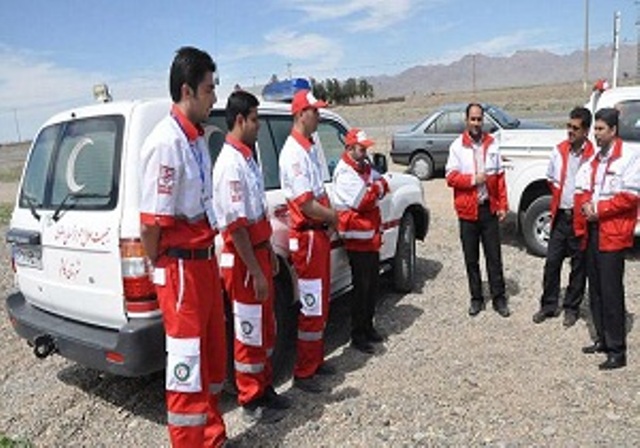 امدادگران هلال احمر استان سمنان آماده ارائه خدمات رسانی به زائران حرم رضوی شدند