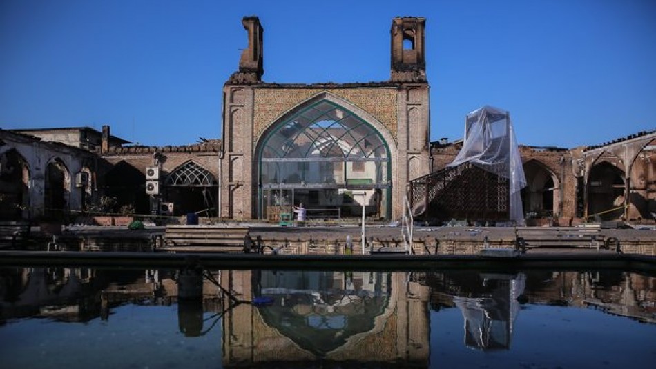 ۷۰ درصد سازه قاجاری مسجد جامع سالم ماند/ خطر تخریب مناره دوم