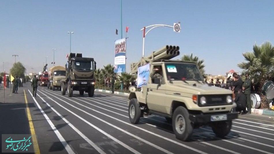 نمایش اقتدار نیروهای مسلح استان یزد همزمان با آغاز هفته دفاع مقدس