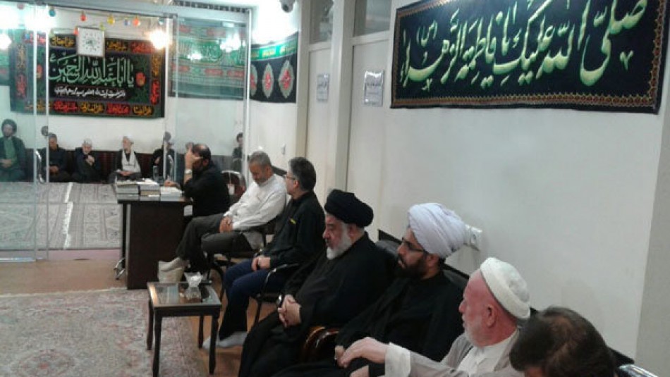 مراسم شهادت امام سجاد(ع) در دفتر آیت الله حکیم در تهران برگزار شد