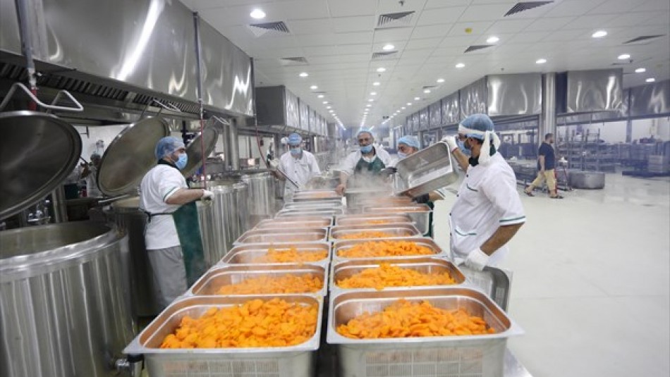 پخت 168 هزار پرس غذا به صورت روزانه برای زائران سرزمین وحی
