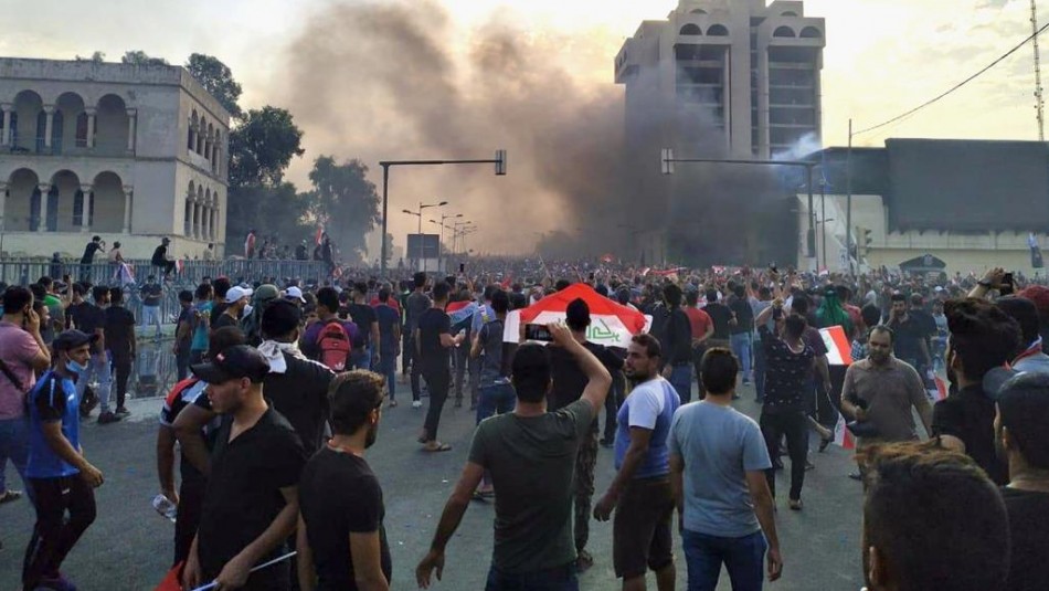 یک کشته و ۲۲۴ مصدوم نتیجه اعتراضات امروز در بغداد