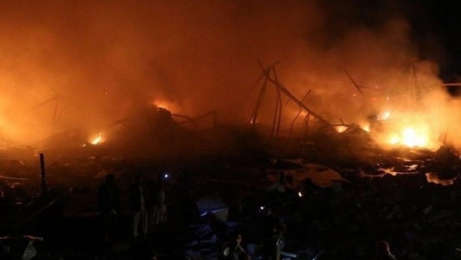 صنعاء به شدت بمباران شد