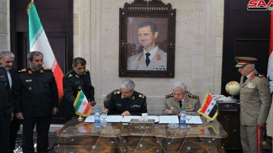 تهران و دمشق توافقنامه همکاری نظامی امضا کردند