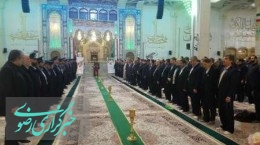 برگزاری آیین خطبه خوانی در حرم حضرت معصومه(س) با حضور اعضای ستاد دهه کرامت کشور