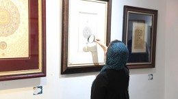 حضور پررنگ بانوان هنرمند در پانزدهمین جشنواره ملی نگارگری رضوی