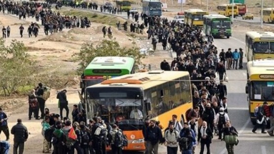 جابه‌جایی زوار اربعین با ۲۰۰ دستگاه اتوبوس در کرمانشاه