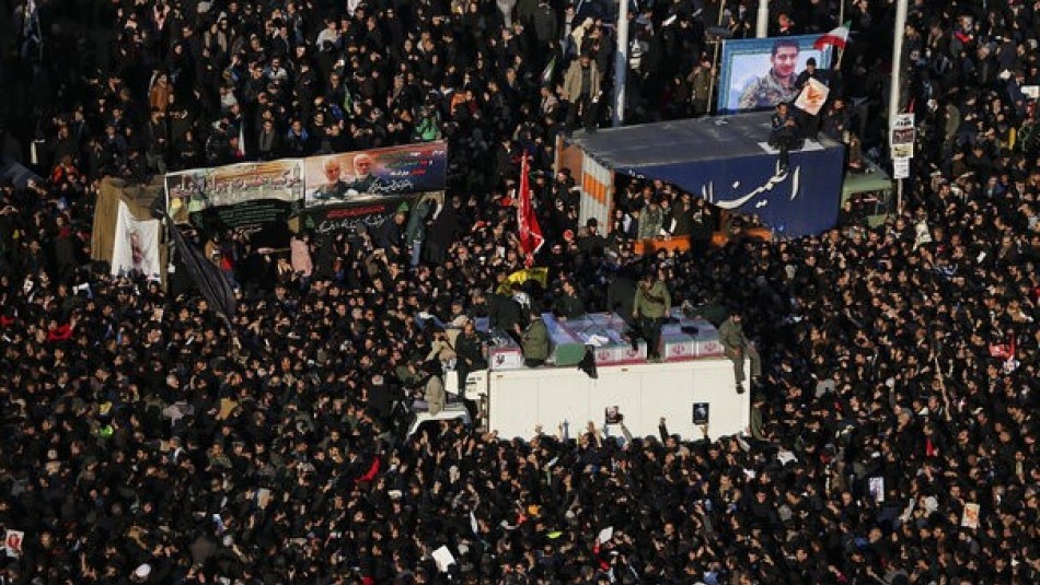 حضور میلیونی مردم تهران درتشییع پیکرسپهبد سلیمانی حماسه آفرید