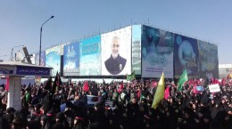اجتماع مردم مشهد در عزای گل یاس نبوی
