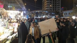 راهپیمایی در کاظمین عراق در حمایت از آیت‌الله سیستانی