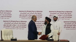 آمریکا و طالبان توافق صلح امضا کردند