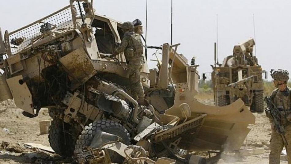 انفجار بمب در مسیر کاروان نظامیان آمریکا در جنوب عراق