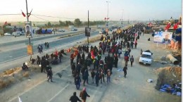 حضور باشکوه مردم عراق در پیاده روی اربعین حسینی