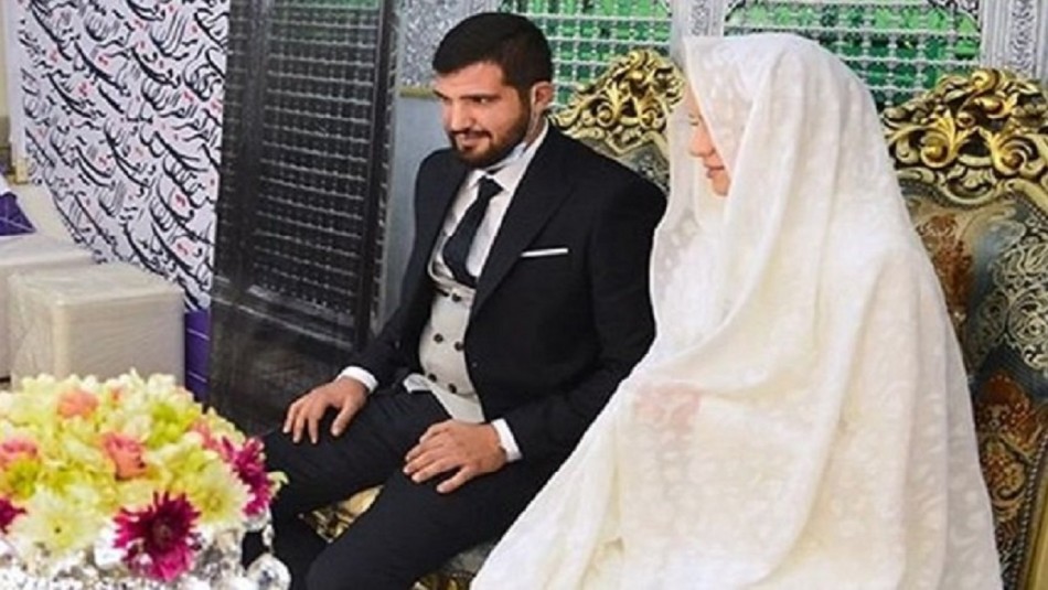 ازدواج داماد لبنانی و عروس اوکراینی تازه مسلمان در حرم عبدالعظیم حسنی(ع)