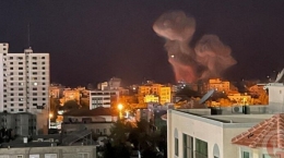 غزه ۵۰ بار هدف حمله هوایی قرار گرفت