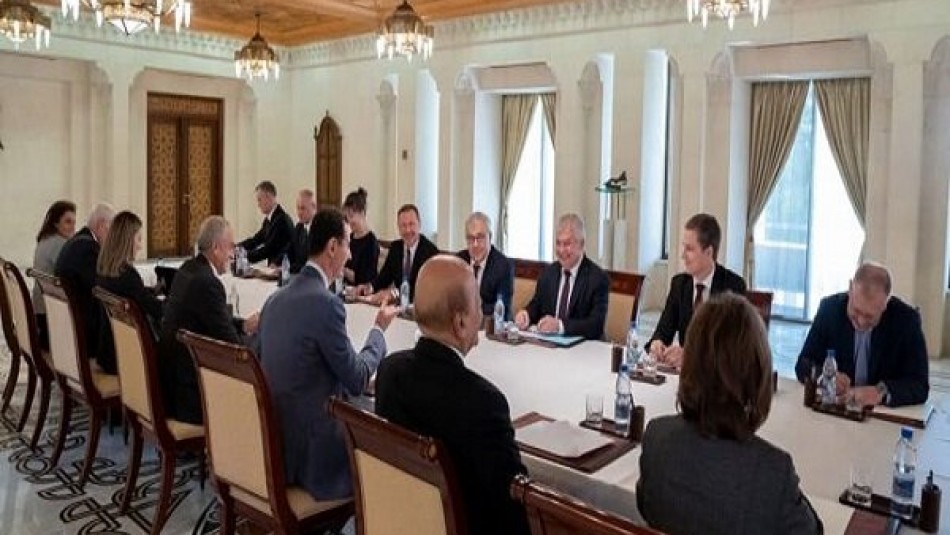 رئیس جمهوری سوریه با هیاتی از روس گفت و گو کرد