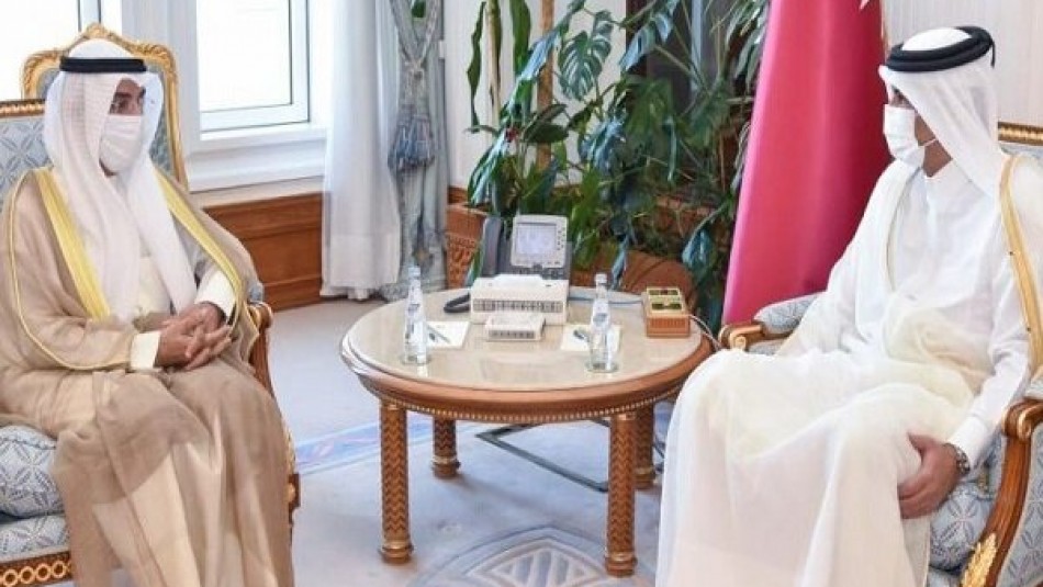 نخست وزیر قطر با دبیرکل شورای همکاری خلیج فارس دیدار کرد