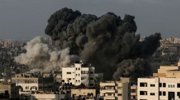 فیلم/حمله جنگنده‌های رژیم اسرائیل به غزه