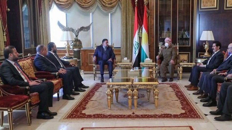 بارزانی با رهبران ۲ ائتلاف سیاسی اصلی سنی عراق رایزنی کرد