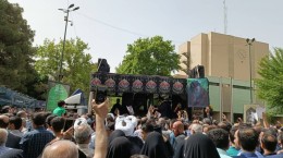 فیلم/پیکر آیت‌الله فاطمی‌نیا در دانشگاه تهران تشییع شد
