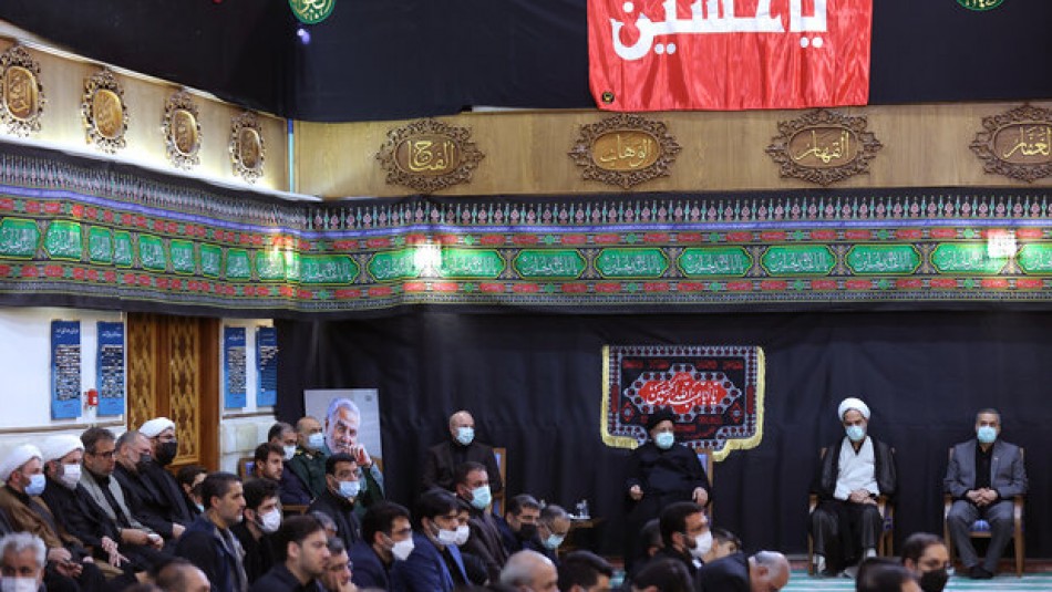 مراسم سوگواری شب تاسوعای حسینی در نهاد ریاست جمهوری برگزار شد