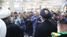 موکب داران عراقی اربعین از اهواز به مشهد مقدس اعزام شدند