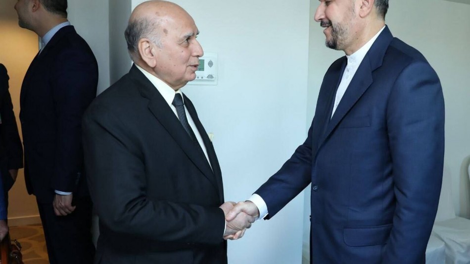 وزیر امورخارجه کشورمان با وزیرخارجه عراق دیدار کرد
