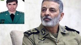 فرمانده کل ارتش شهادت ستوانیکم «جاویدی مهر» را تبریک و تسلیت گفت