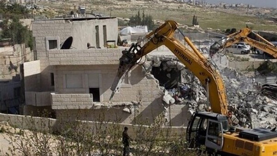 نظامیان صهیونیست منزل یک شهروند فلسطینی را تخریب کردند