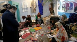 تصاویر/بازدید وزیر فرهنگ از سرای فرهنگ و هنر بانوی ایرانی