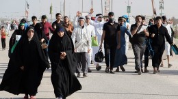 پیاده روی عراقی‌ها به مناسبت نیمه شعبان به سوی کربلا معلی