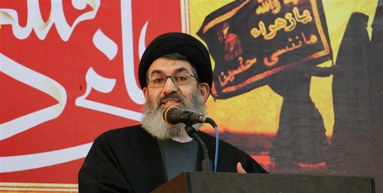 دبیرکل حزب الله در اهواز سخنرانی می‌کند